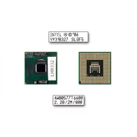 Intel Core 2 Duo T6600 2200MHz használt CPU (SLGF5)