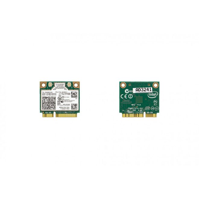 Intel 7260HMW használt Mini PCI-e (half) WiFi + BlueTooth kártya Lenovo (04X6011)