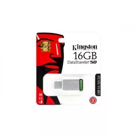   Kingston DataTraveler 50 16GB USB 3.1 ezüst-zöld pendrive (DT50/16GB)
