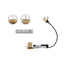   Fujitsu-Siemens LifeBook AH552 gyári új LCD kábel (DD0FS6LC010, CP589407)