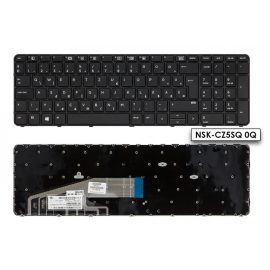 HP ProBook 650 G2 fekete magyar Laptop billentyűzet