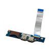 Samsung NP530U3B, NP530U3C, NP535U3C, NP540U3C gyári új bekapcsoló / USB / kártyaolvasó panel (BA92-09691A)
