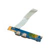 Samsung NP530U3B, NP530U3C, NP535U3C, NP540U3C gyári új bekapcsoló / USB / kártyaolvasó panel (BA92-09691A)