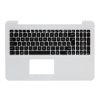 Asus X555 X555LF fehér-fekete magyar Laptop billentyűzet