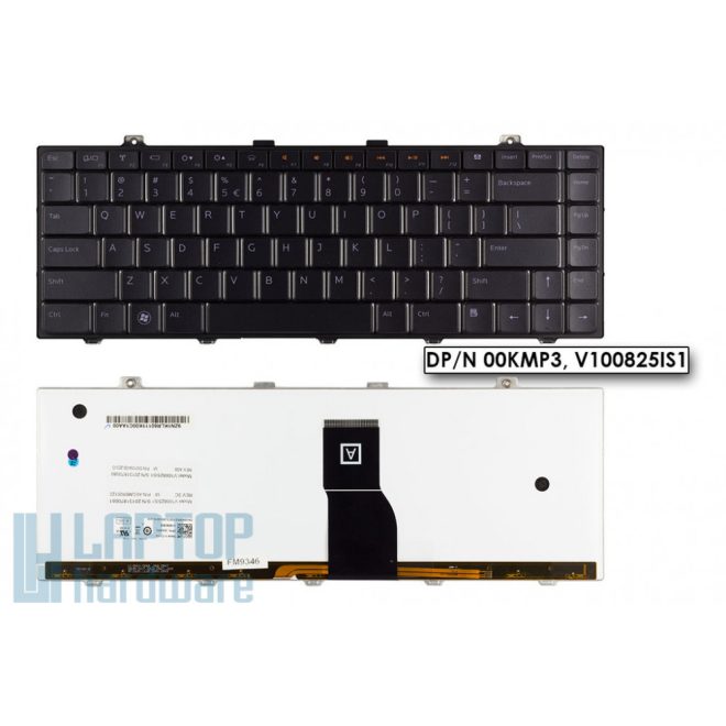 Dell Studio 1569 fekete US angol Laptop billentyűzet