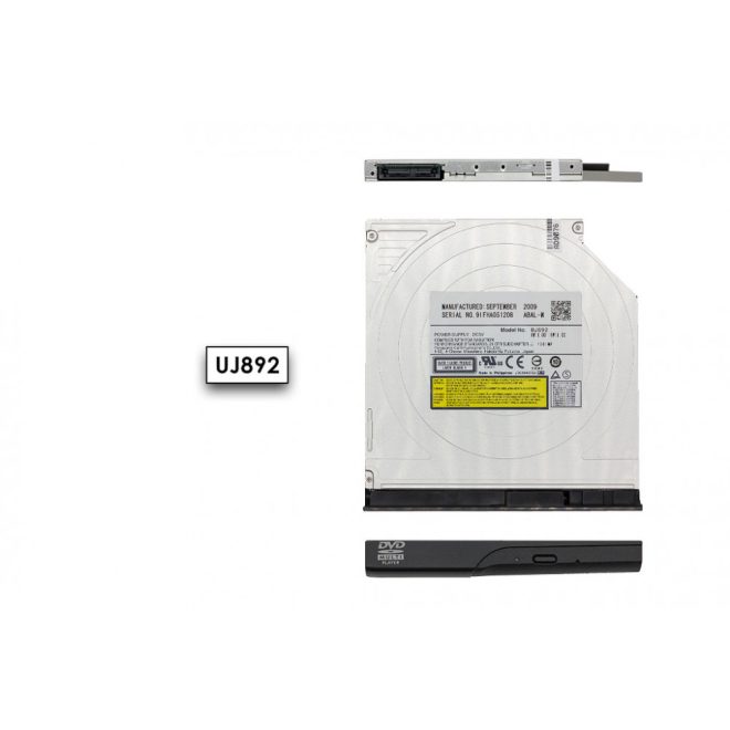 Asus K50AB használt SATA DVD író (9.5mm) előlappal (UJ892)