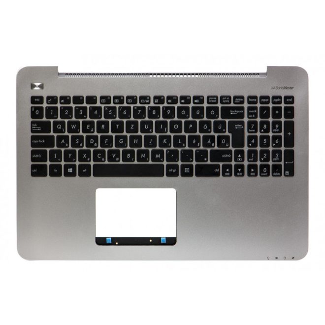 Asus X555 X555LP ezüst-fekete magyar Laptop billentyűzet