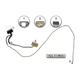   Asus X555LA (X554LA, F555LA), X555LD (R556LD), X555LN (K555LN) használt LCD kábel (LVDS) (14005-01360600) 40 pin