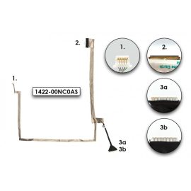   Asus K72F, K72DR, K72JK gyári új LCD kábel (14G140305000, 1422-00NC0AS)