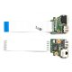 HP Pavilion 17-E0, 17-E1 használt USB / RJ-45 LAN panel kábellel (720674-001)