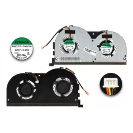   Lenovo IdeaPad Y50-70 gyári új hűtő ventilátor, beszerelési lehetőséggel, (5F10F78782, DC28000EQ)