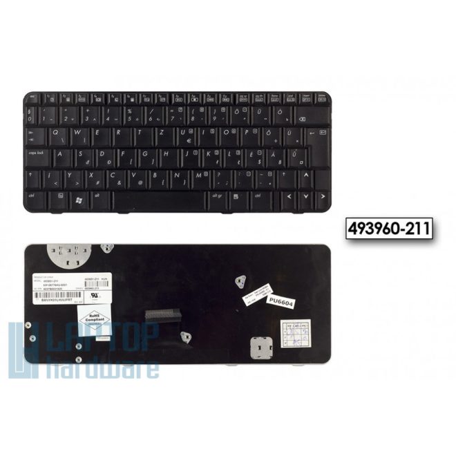 HP Compaq 2230s, Presario CQ20 MAGYAR laptop billentyűzet, 493960-211, 483931-211