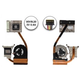   HP ZBook 15, 15 G2 gyári új komplett hűtés (Nvidia Quadro K1100M-el szerelt modellekhez) (734289-001)