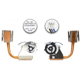   HP Compaq nc8000, nw8000 gyári új komplett hűtés, beszerelési lehetőséggel, (345067-001, UDQF2PH02C1N)