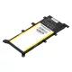 Asus X555 X555LJ Laptop akkumulátor, új, gyárival megegyező minőségű helyettesítő, 2 cellás (5000mAh)