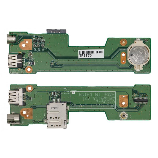Dell Studio XPS M1530 használt USB/S-VIDEO/SIM panel, 48.4W105.021 