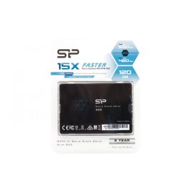  Silicon Power S55 120GB SSD meghajtó (SP120GBSS3S55S25) | 3 év garancia! | Ingyenes beszereléssel!