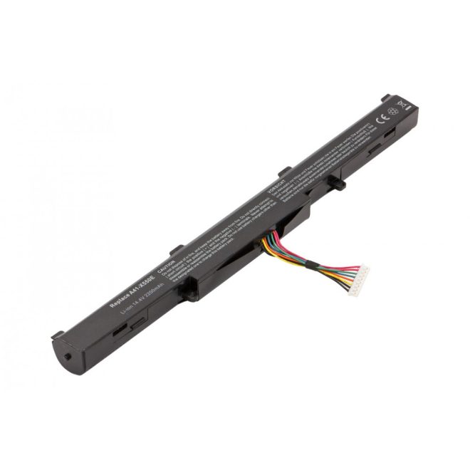 Asus X450JB, X550ZA, X750JN, X751LA helyettesítő új 4 cellás 2200mAh akkumulátor (A41-X550E, 0B110-00220000)