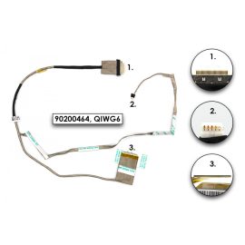   Lenovo IdeaPad G580 gyári új LCD kábel (UMA) (DC02001ET10, DC02001ET00, 90200464)