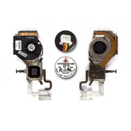   Compaq Presario 2100 (AMD), Compaq nx9000, HP Pavilion ze4200, ze5200, ze5700 használt komplett hűtő ventilátor (343824-001)