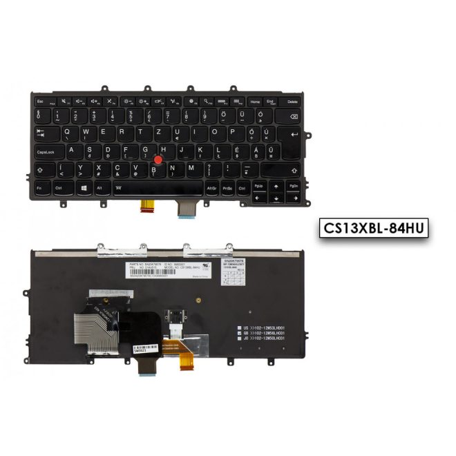 Lenovo ThinkPad X240 szürke-fekete magyar Laptop billentyűzet