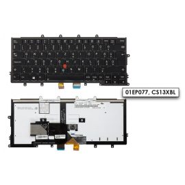   Lenovo ThinkPad X270 szürke-fekete magyar Laptop billentyűzet