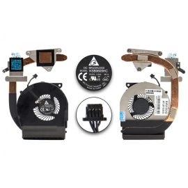   Lenovo IdeaPad U400 gyári új komplett hűtő ventilátor egység, beszerelési lehetőséggel