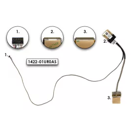   Asus X555LA (X554LA, F555LA), X555LD (R556LD), X555LN (K555LN) gyári új LCD kábel (LVDS) (14005-01360600) 40 pin