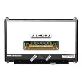   Gyári új matt 13.3' Full HD (1920x1080) IPS LED eDP Slim kijelző (csatlakozó: 30 pin - jobb)