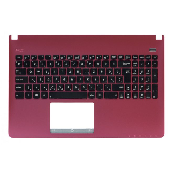 Asus X501, X501A MAGYAR laptop billentyűzet modul, pink-fekete, 90R-NN05K1B80U