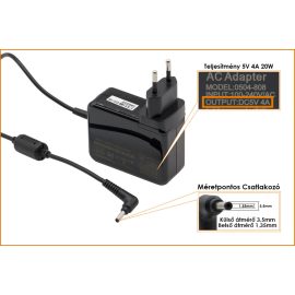   Lenovo IdeaPad 100S-11IBY, MiiX 300 5V 4A 20W gyári új töltő (5A10K37672)