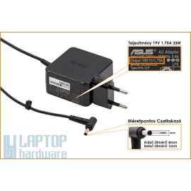 Asus X553 X553MA 19V 1.75A 33W-os használt Laptop töltő
