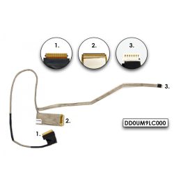  Dell Inspiron 17R N7010 gyári új LCD kijelző kábel (GYM9F, 0GYM9F)