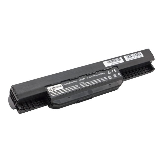 Asus X54 X54H Laptop akkumulátor, új, gyárival megegyező minőségű helyettesítő, 9 cellás (6600mAh)