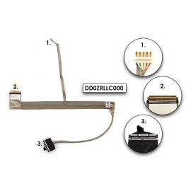   Acer Aspire 5349, 5749 gyári új LCD kijelző kábel rövidebb kamera csatlakozóval (50.RR907.003)