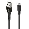 USB - MicroUSB 1,8m összekötő kábel, Fekete (11.02.8752-10)