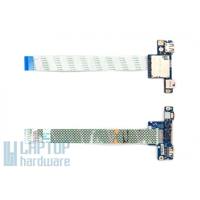Lenovo IdeaPad G50-30, G50-70, Z50-75 gyári új USB/audio/kártyaolvasó panel kábellel (90005943)