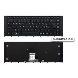   Sony Vaio VPC-EA gyári új norvég fekete billentyűzet (148792221)