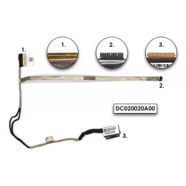   HP ProBook 450 G2, 455 G2 használt LCD kijelző kábel (DC020020A00, 773072-001)
