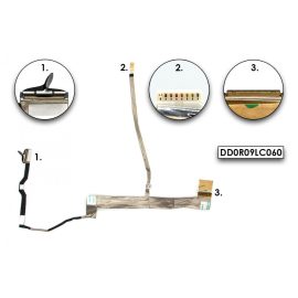   Dell Inspiron 17R (5720, 7720) gyári új LCD kijelző kábel (K2M54, 0K2M54)