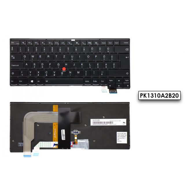 Lenovo ThinkPad Yoga 460 fekete magyar Laptop billentyűzet