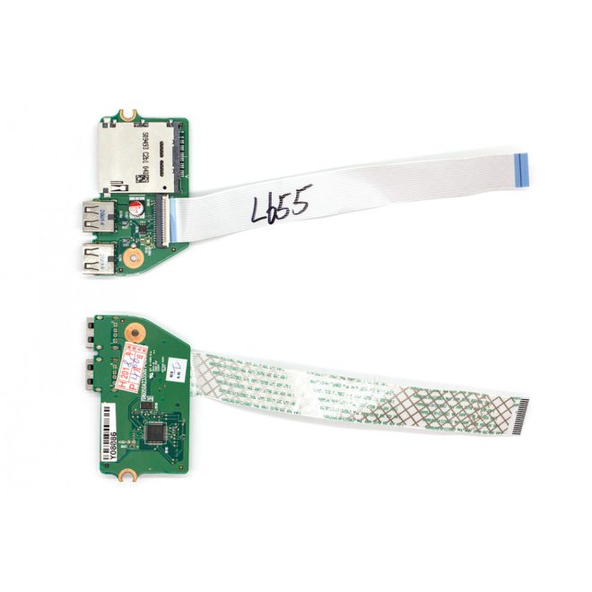 Toshiba Satellite L650, L655 használt USB/Kártyaolvasó panel kábellel (6050A2335001, V000211010)
