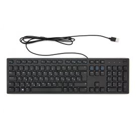   Dell fekete MAGYAR (HUN) multimédia USB vezetékes billentyűzet (KB216)