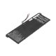 Acer Aspire ES1-131 Laptop akkumulátor, gyári új, 3 cellás (3115mAh)