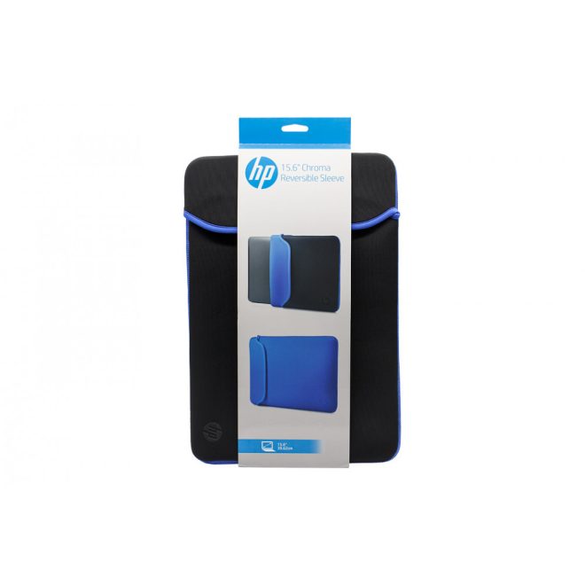 HP - 15.6 colos Neoprén kifordítható Sleeve fekete-kék tok (V5C31AA#ABB)