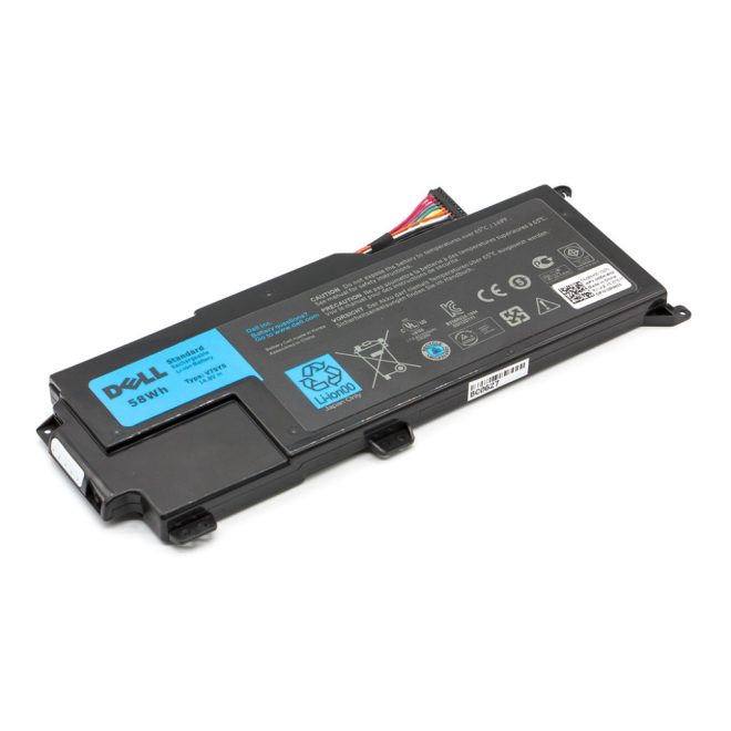 Dell XPS 14z Laptop akkumulátor, gyári új, 6 cellás (3900mAh)