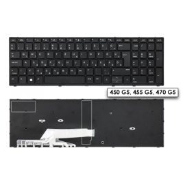   HP ProBook 450 G5, 455 G5, 470 G5 gyári új magyar keretes billentyűzet (L01028-211)