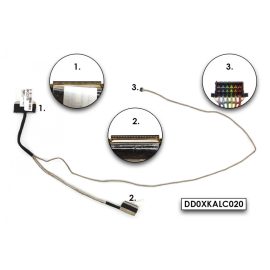   Asus X540L gyári új LCD kábel (14005-01920000, 14005-01920100, 14005-01920200)