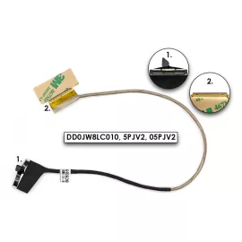   Dell Vostro 5460, 5470, 5480 gyári új LCD kábel (DD0JW8LC010, 5PJV2)