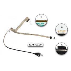   HP ProBook 4540s, 4570s, 4730s gyári új LCD kijelző kábel (50.4RY03.001, 50.4SJ06.001)